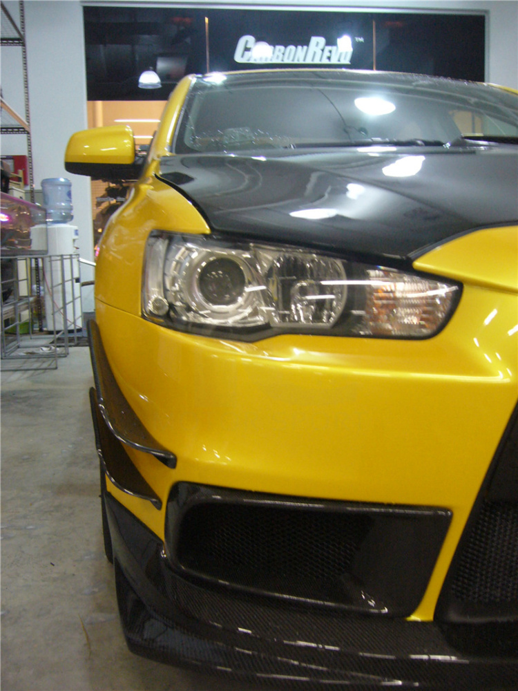 2008-2017 Mitsubishi Lancer Evolution EVO X Ralliart Style Front Bumper Side Air Duct