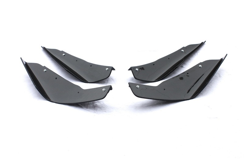 2008-2017 Mitsubishi Lancer Evolution X VARIS Wide Body Version Style Hyper Canard (10 Pcs)
