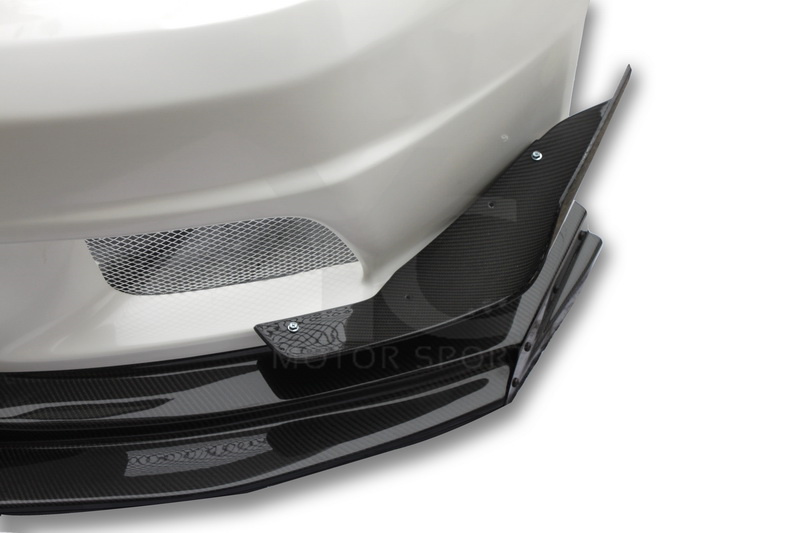 2008-2017 Mitsubishi Lancer Evolution X VARIS Wide Body Version Style Front Lip With Diffuser （9 Pcs）