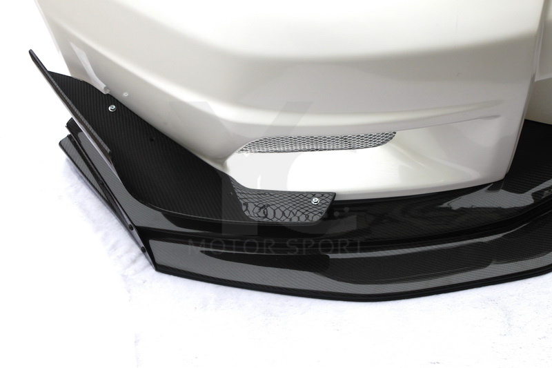 2008-2017 Mitsubishi Lancer Evolution X VARIS Wide Body Version Style Front Lip With Diffuser （9 Pcs）