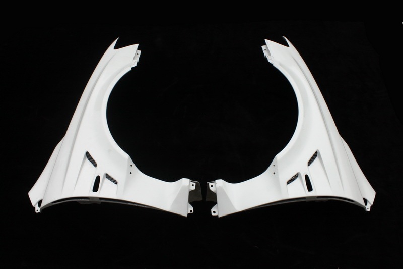 2008-2017 Mitsubishi Lancer Evolution X VARIS Wide Body Version Style +35mm Front Fender