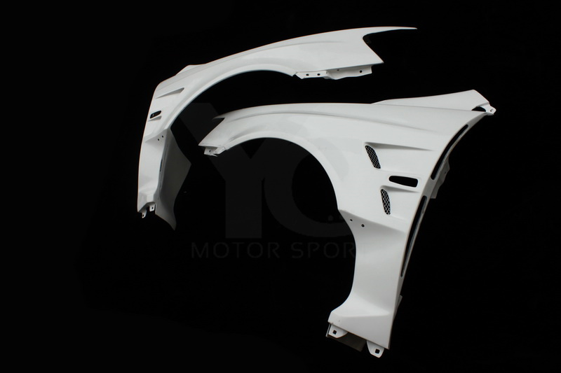 2008-2017 Mitsubishi Lancer Evolution X VARIS Wide Body Version Style +35mm Front Fender