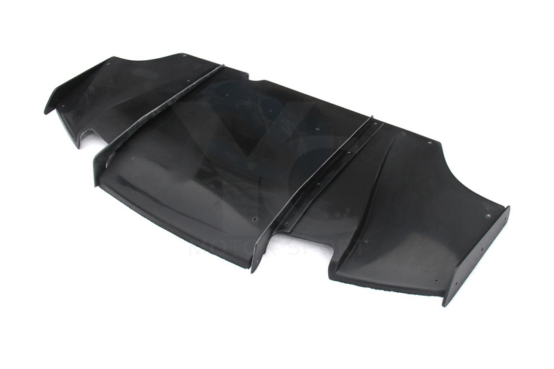 2008-2017 Mitsubishi Lancer Evolution X VARIS Collaboration AREO Style Rear Diffuser w/ Side Fins