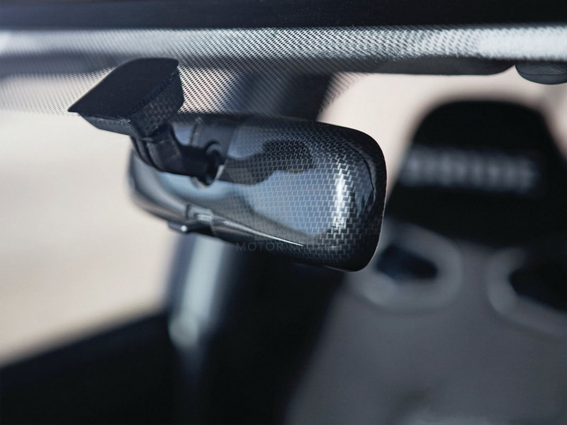2008-2017 Mitsubishi Lancer Evolution EVO X RA Style Room Rear View Roof Mirror Cover