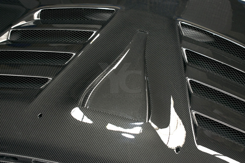 evo x carbon fiber hood