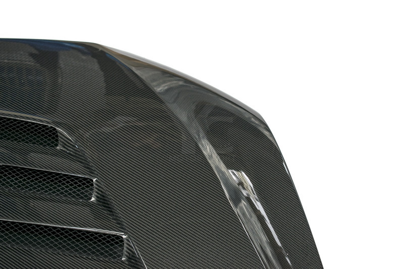 evo x carbon fiber hood