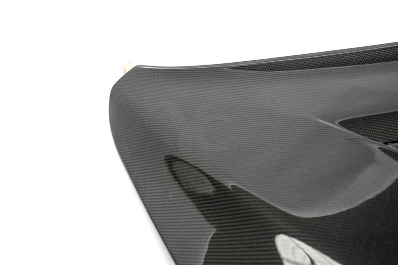 evo x carbon fiber hood