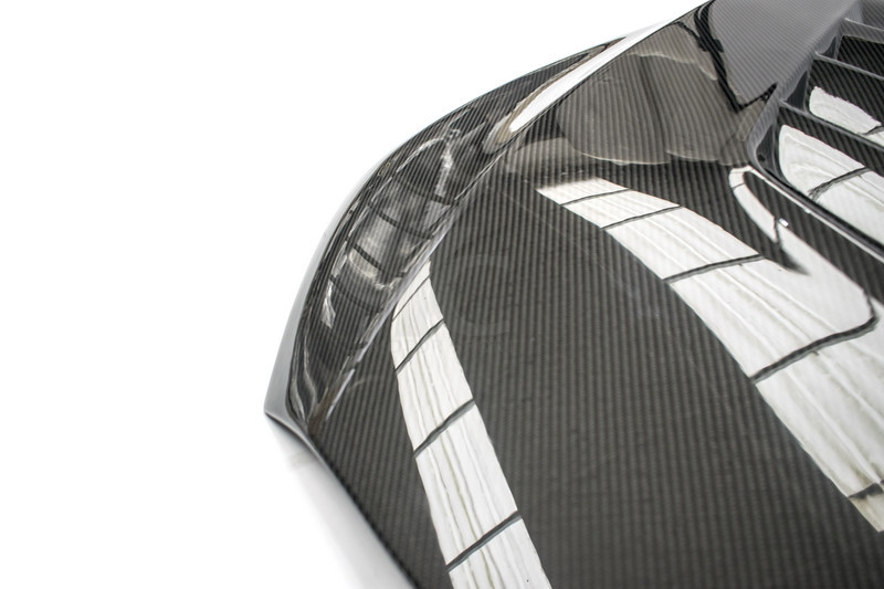 evo x carbon fiber hood