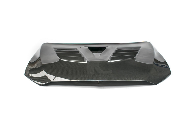 evo x carbon fiber hood
