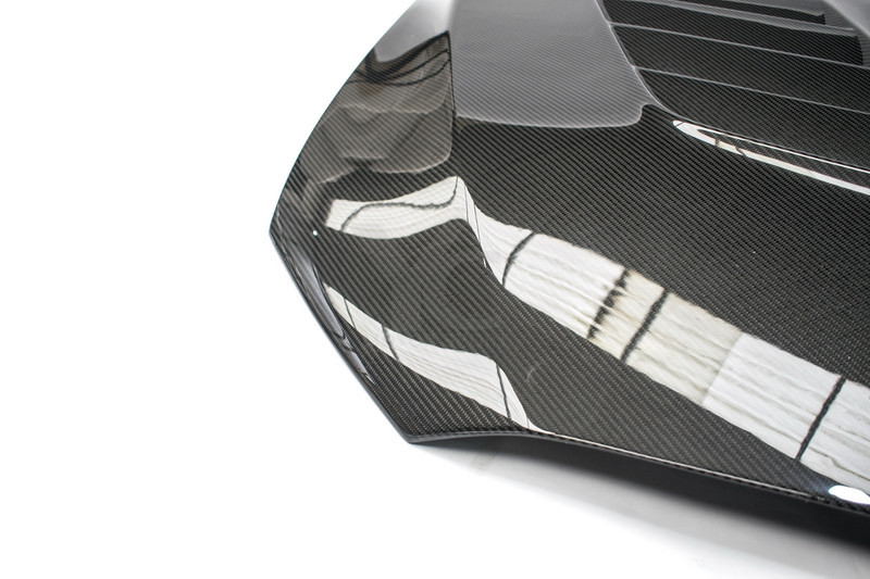 evo x carbon fiber hood