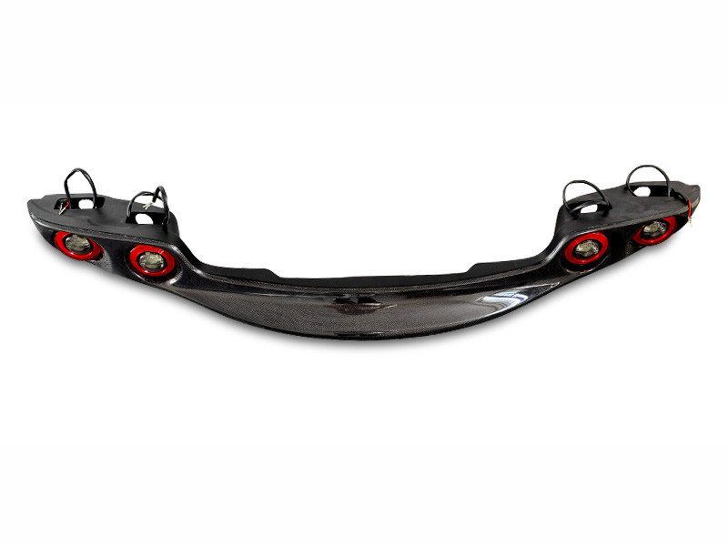 Mazda RX7 FD3S Carbon Fiber Rear Lamp Cover RE AM V2 Style Rear Lamp Cover w/ LED Lamp For 1992-2002 Mazda RX7 FD3S