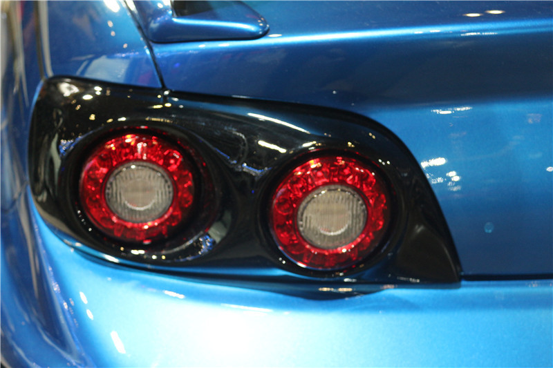 Mazda RX7 FD3S Carbon Fiber Rear Lamp Cover RE AM V2 Style Rear Lamp Cover w/ LED Lamp For 1992-2002 Mazda RX7 FD3S