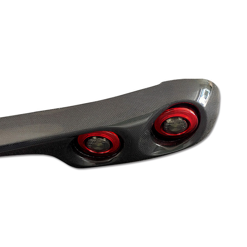 Mazda RX7 FD3S Carbon Fiber Rear Lamp Cover RE AM V2 Style Rear Lamp Cover w/ LED Lamp For 1992-2002 Mazda RX7 FD3S