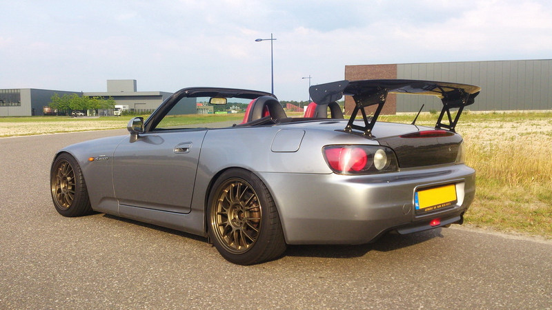 2000-2009 Honda S2000 Body Kit JSR Type-1 Style Carbon Fiber Rear Wing (AP1/AP2)