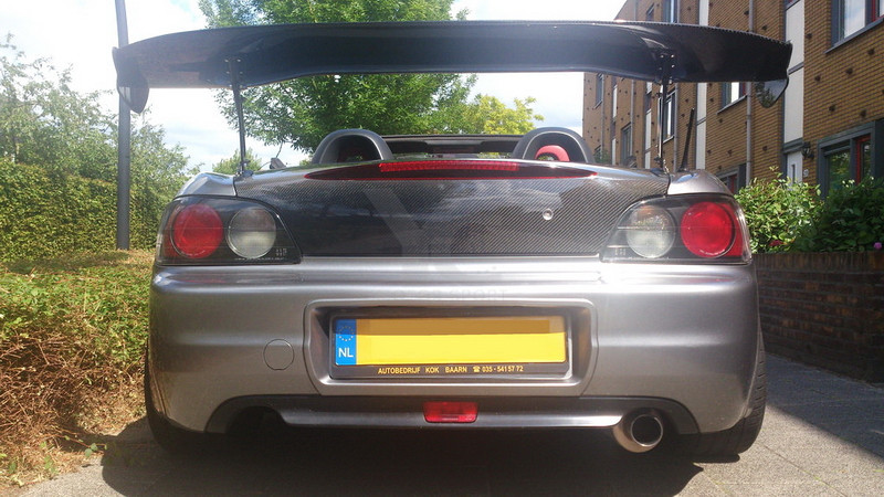 2000-2009 Honda S2000 Body Kit JSR Type-1 Style Carbon Fiber Rear Wing (AP1/AP2)