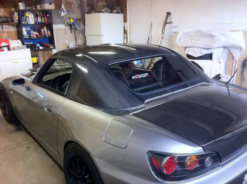 Honda S2000 Hardtop with Plexiglass Fit for 2000 to 2009 Honda S2000 AP1 AP2 OEM Style Hard Top Cover