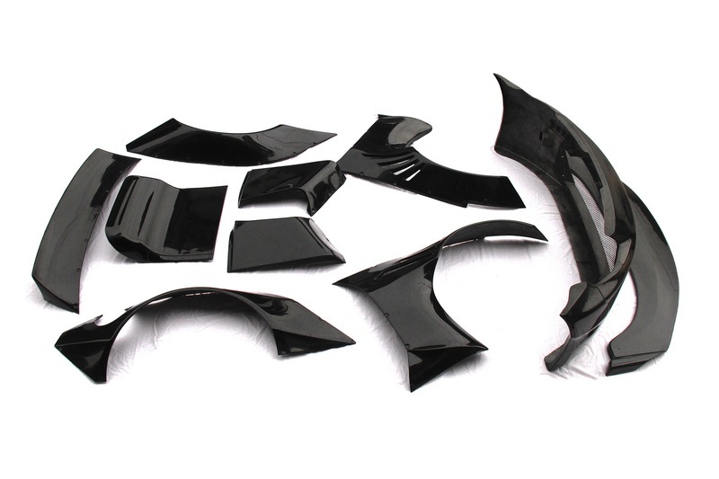 2004 Nissan 350Z Rocket Bunny Kit Fit For 2002-2008 Nissan 350Z Z33 Pandem V2 Style Body Kit Front Bumper Fender Flare