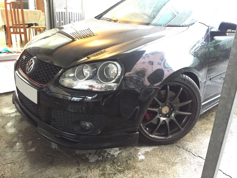 A Style Front Lip For 2004-2008 VW Golf MK5 GTI