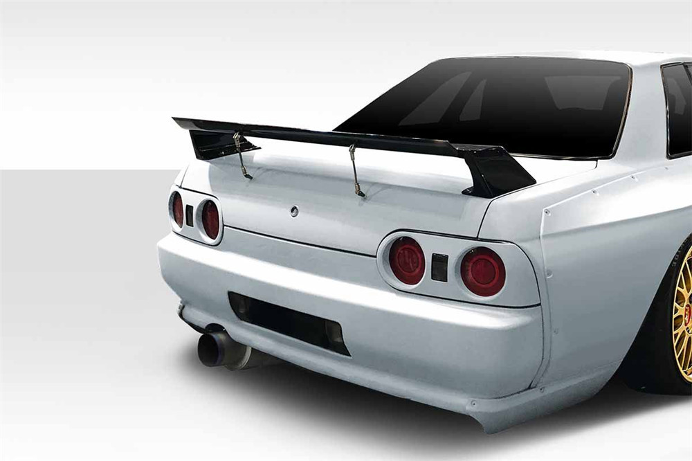R32 GTR Rocket Bunny Pandem Style GT Wing Partial Carbon Fiber For 1989-1994 Nissan Skyline R32 GTR GTS 2D