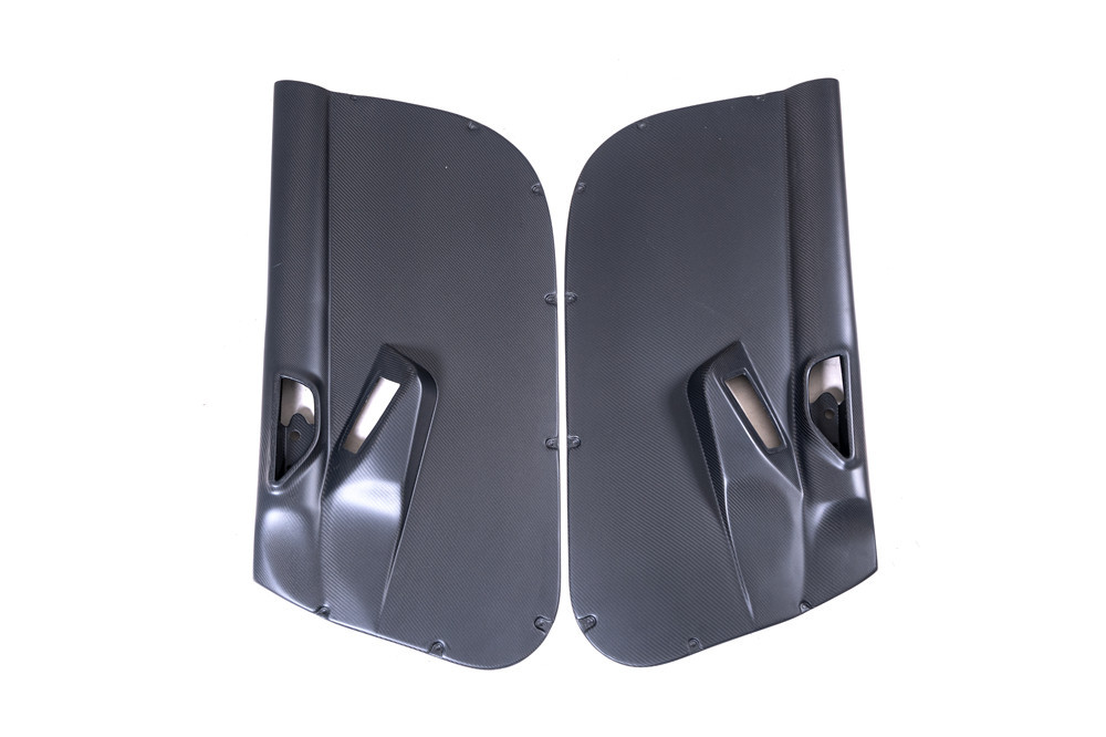 Carbon Fiber Inner Door Cards For 2021-2025 Toyota GR86 ZN8 Subaru BRZ ZD8 Track Version Inner Door Cards Matte Finish