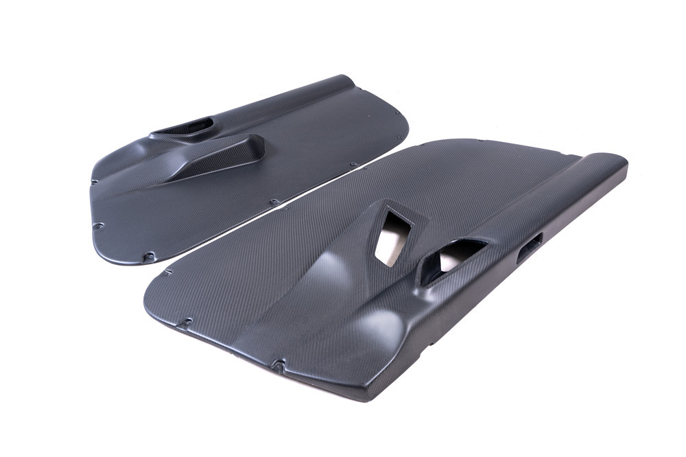 Carbon Fiber Inner Door Cards For 2021-2025 Toyota GR86 ZN8 Subaru BRZ ZD8 Track Version Inner Door Cards Matte Finish