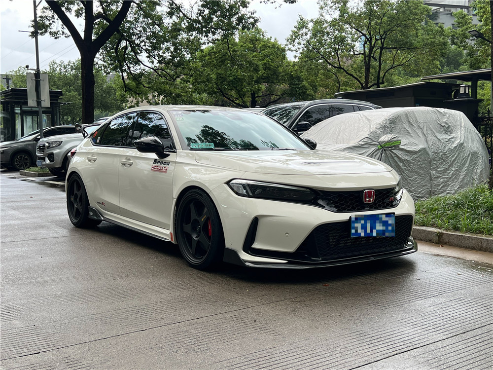 Aimgain Style Dry Carbon Fiber Front Lip Honda Civic Type R FL5