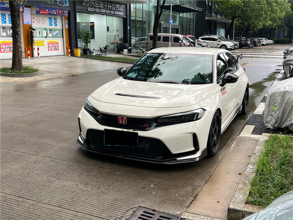 Aimgain Style Dry Carbon Fiber Front Lip Honda Civic Type R FL5