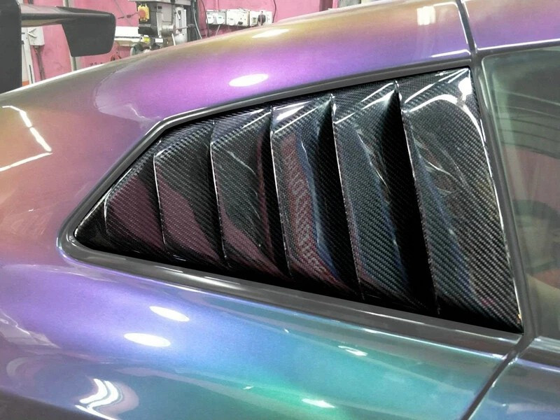 2010 Nissan R35 Carbon Fiber Rear Window Louver