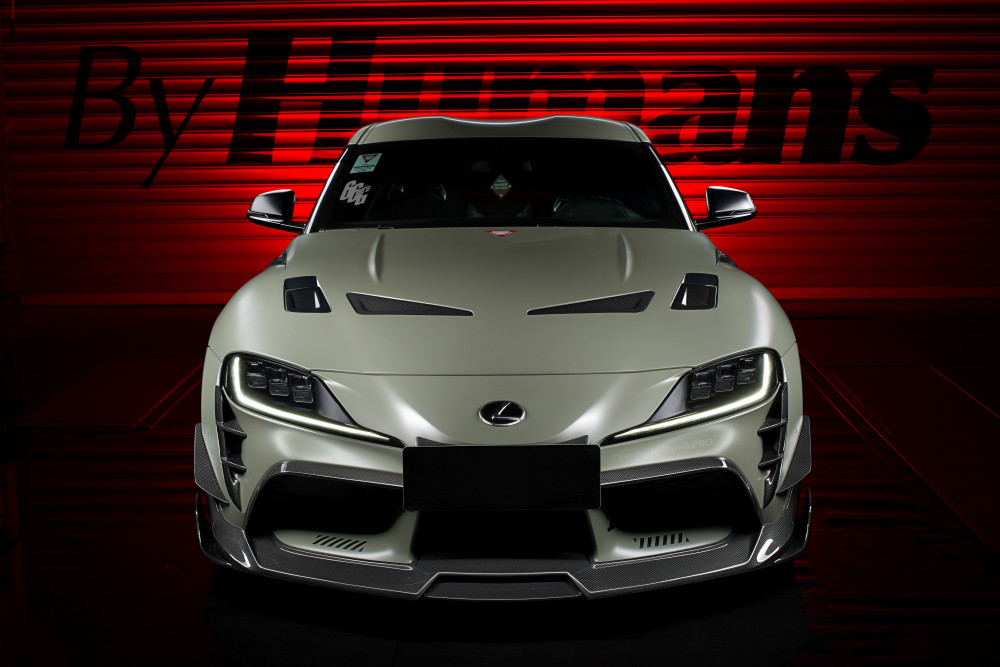 Carbon Fiber BK Style Front Lip Body Kit For 2019-2025 Toyota GR Supra MK V A90 A91 Front Lip