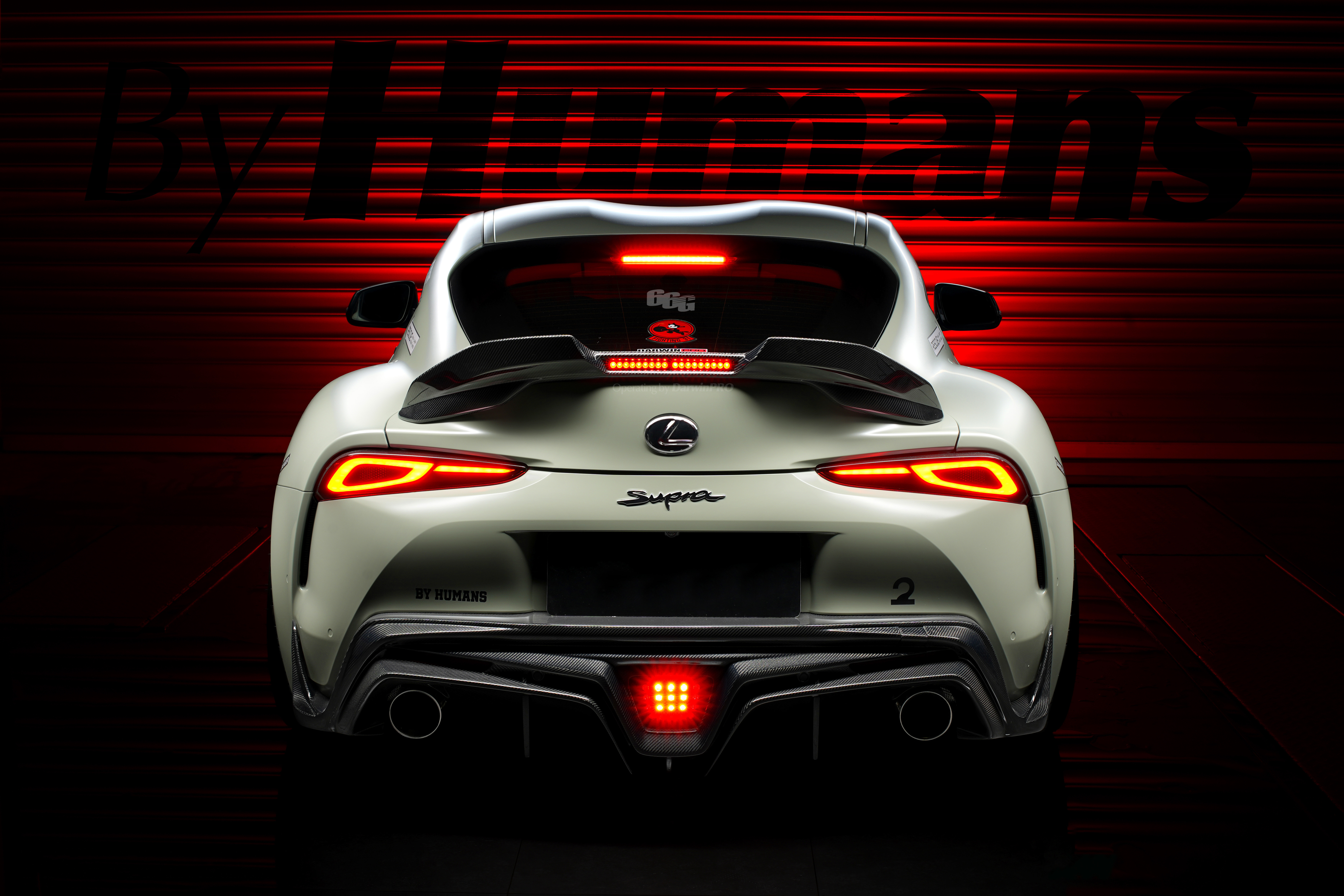 Carbon Fiber BK Style Rear Diffuser Body Kit For 2019-2025 Toyota GR Supra MK V A90 A91 Rear Diffuser