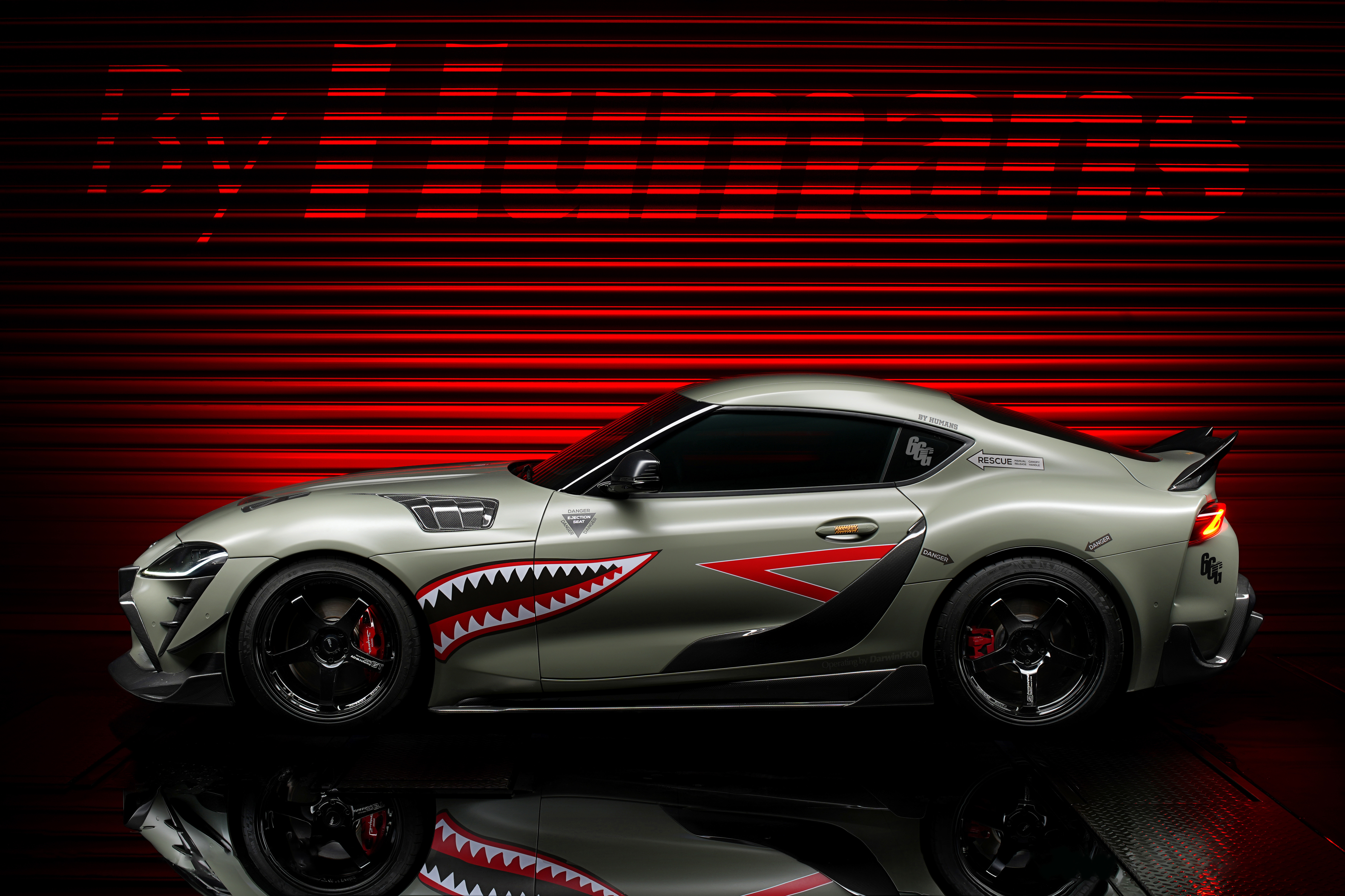 Carbon Fiber BK Style Side Skirts Body Kit For 2019-2025 Toyota GR Supra MK V A90 A91 Side Skirts