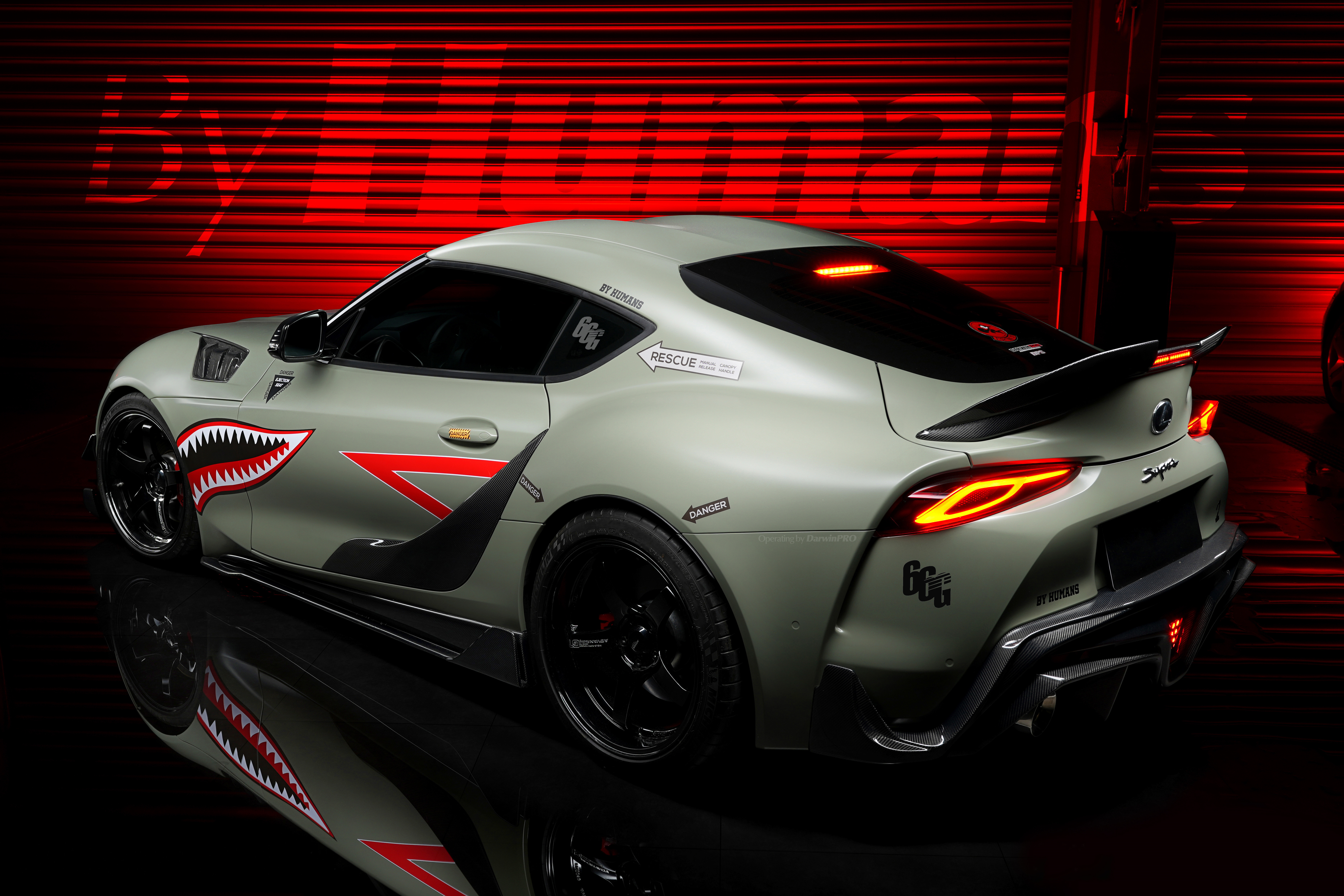 Carbon Fiber BK Style Side Skirts Body Kit For 2019-2025 Toyota GR Supra MK V A90 A91 Side Skirts