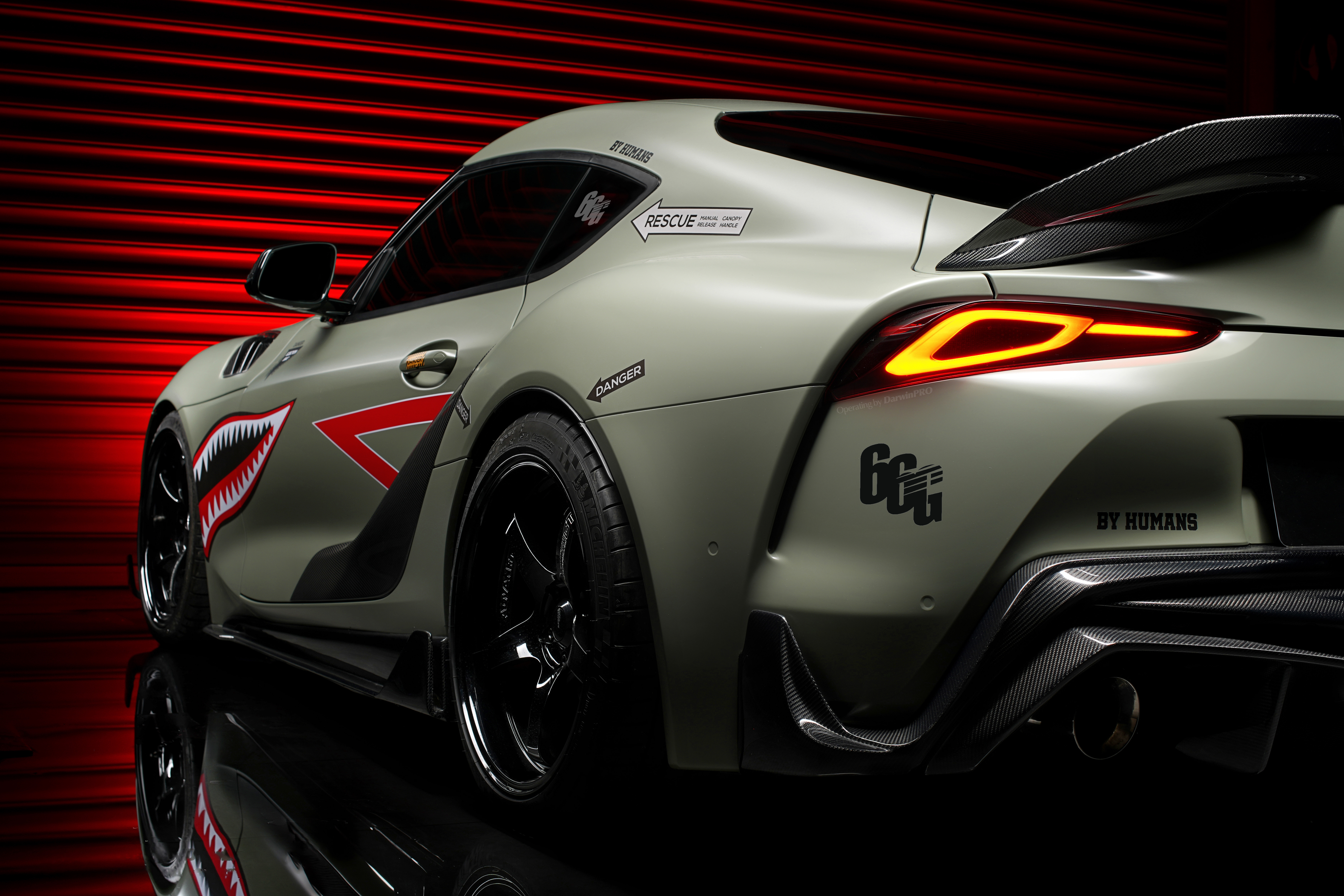 Carbon Fiber BK Style Side Skirts Body Kit For 2019-2025 Toyota GR Supra MK V A90 A91 Side Skirts