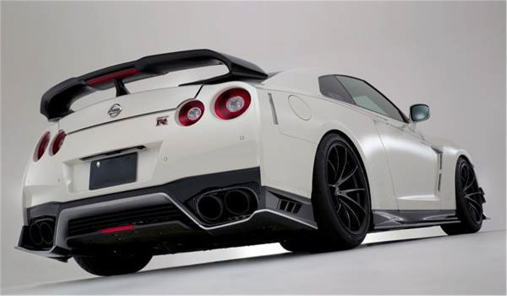 2015 Nissan R35 GTR VARIS Magnum Opus 17' Ver Style Carbon Fiber GT Wing