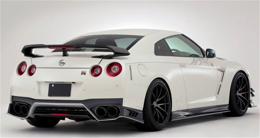 2015 Nissan R35 GTR VARIS Magnum Opus 17' Ver Style Carbon Fiber GT Wing