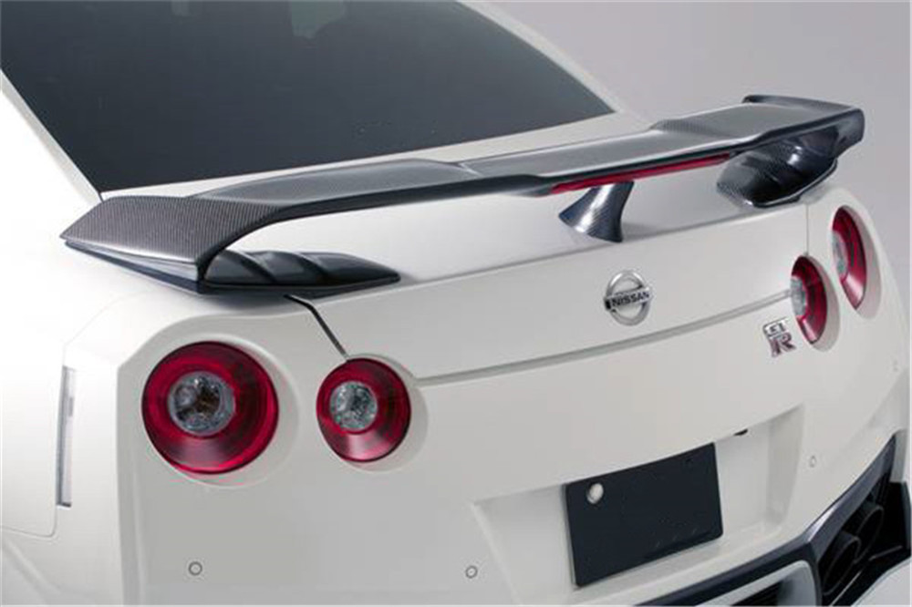 2015 Nissan R35 GTR VARIS Magnum Opus 17' Ver Style Carbon Fiber GT Wing