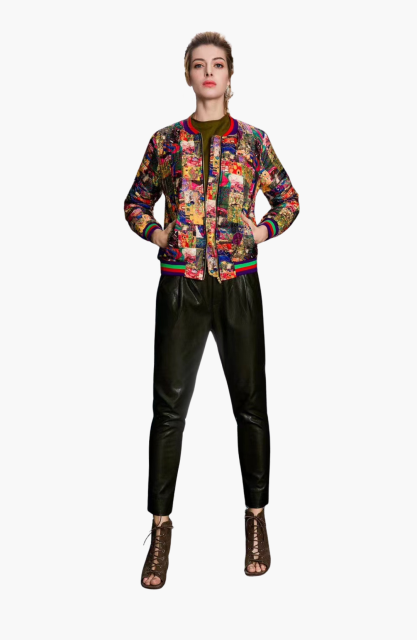 Multicolor Padded Bomber Jacket – Custom Jacket Manufacturers