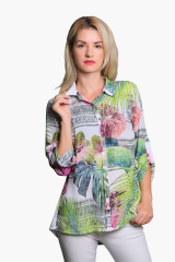 Custom Printed Blouses with Animal Prints - LAN - APPAREL, Wholesale Women's Clothing
