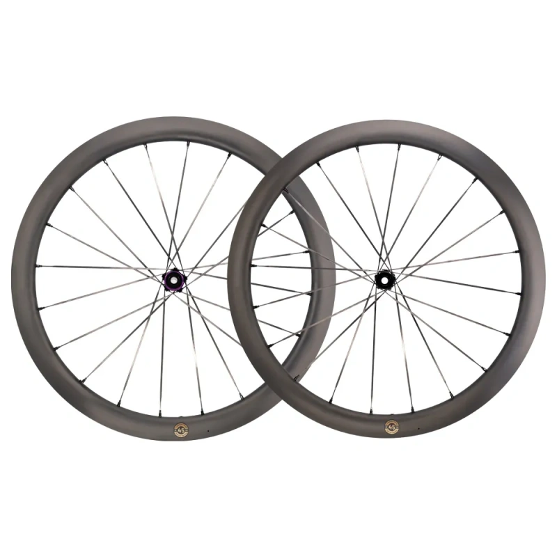 KVC45 Carbon Spoke 700C Road Disc Wheelset 20H/20H