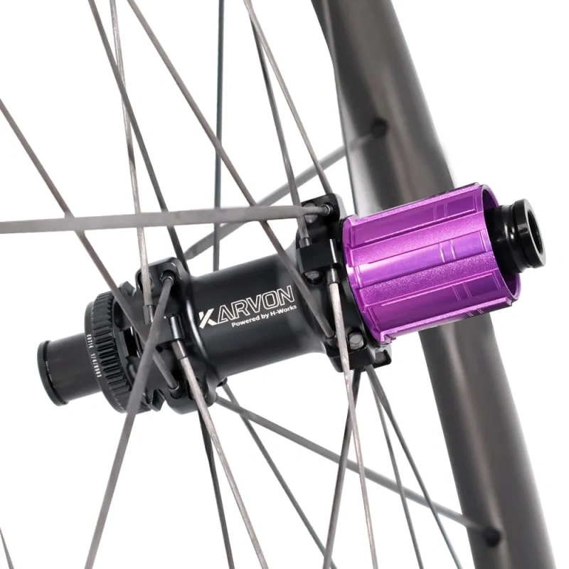 KVC45 Carbon Spoke 700C Road Disc Wheelset 20H/20H