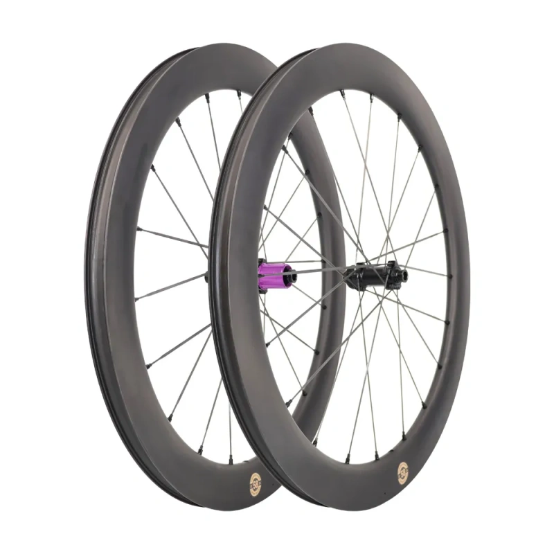 KVC58 Carbon Spoke 700C Road Disc Wheelset 20H/20H