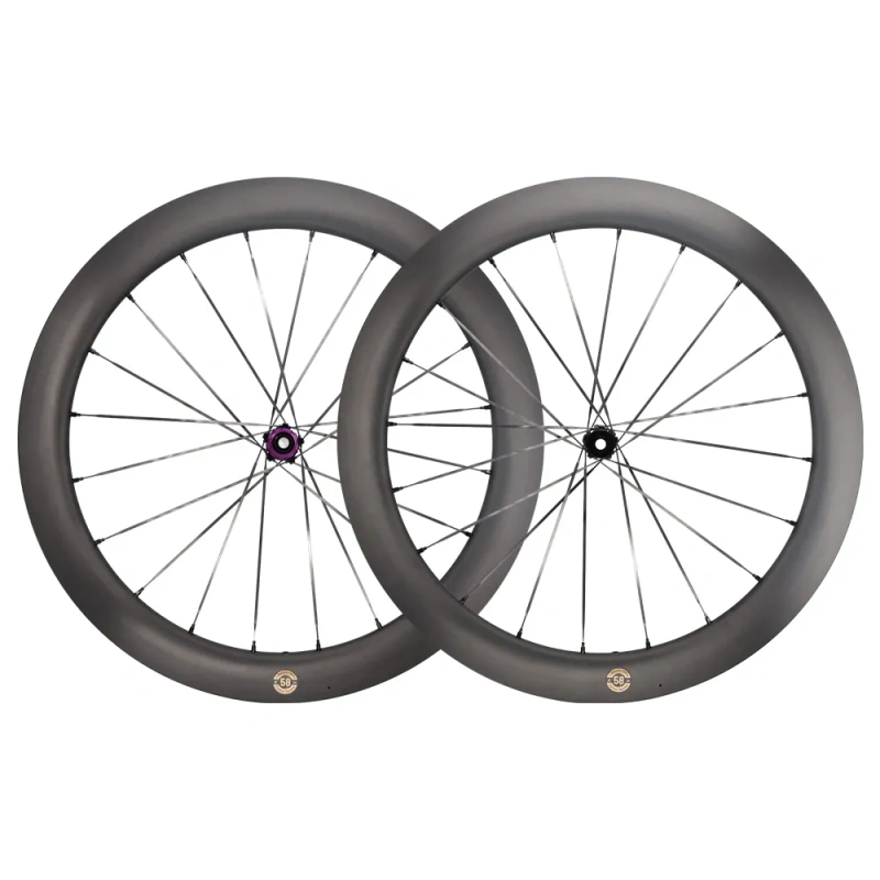 KVC58 Carbon Spoke 700C Road Disc Wheelset 20H/20H