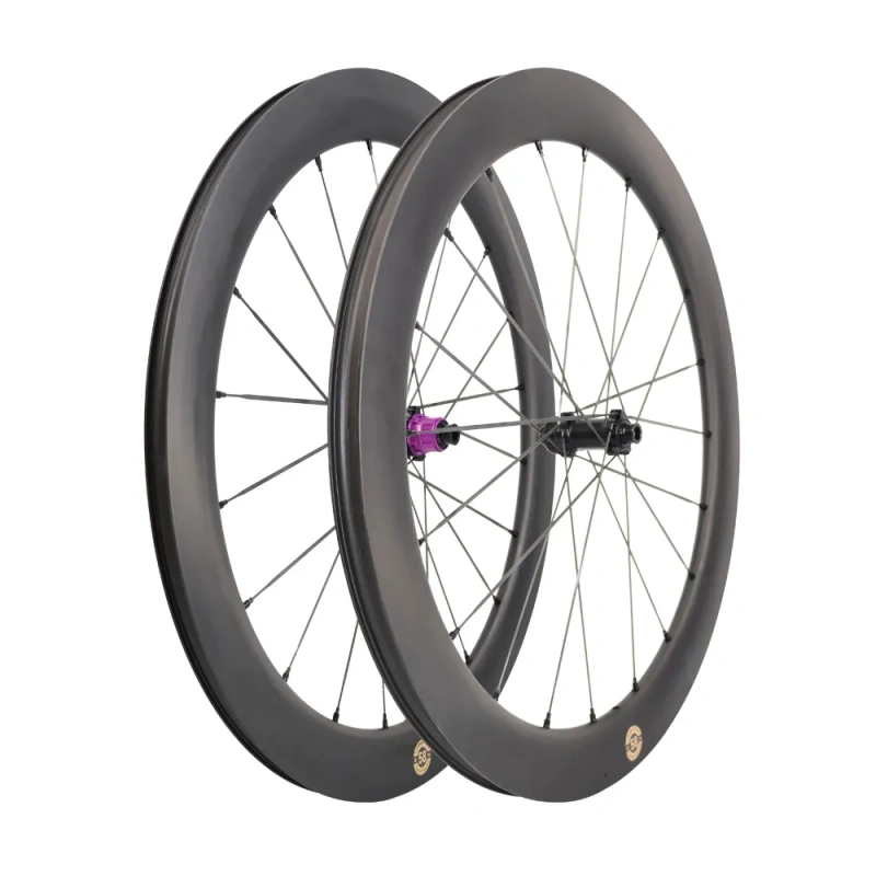 KVC58 Carbon Spoke 700C Road Disc Wheelset 20H/20H