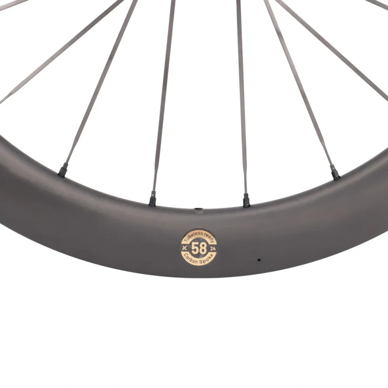 KVC58 Carbon Spoke 700C Road Disc Wheelset 20H/20H