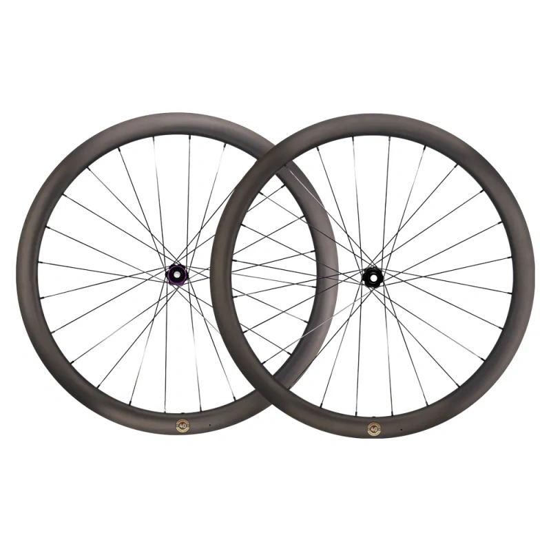 KVS40 Alpina Steel Spoke 700C Road Disc Wheelset 24H/24H