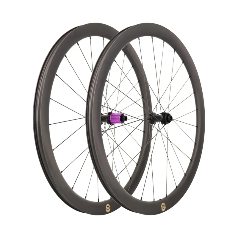 KVS40 Alpina Steel Spoke 700C Road Disc Wheelset 24H/24H