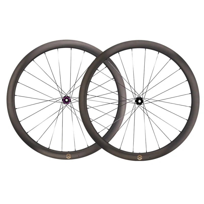 KVS40 Alpina Steel Spoke 700C Road Disc Wheelset 24H/24H