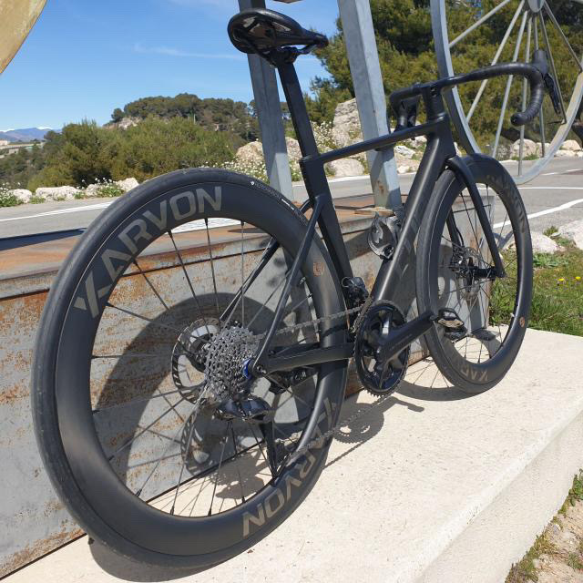 Mixed 45mm/58mm Carbon Spoke 700C Road Disc Wheelset 20H/20H