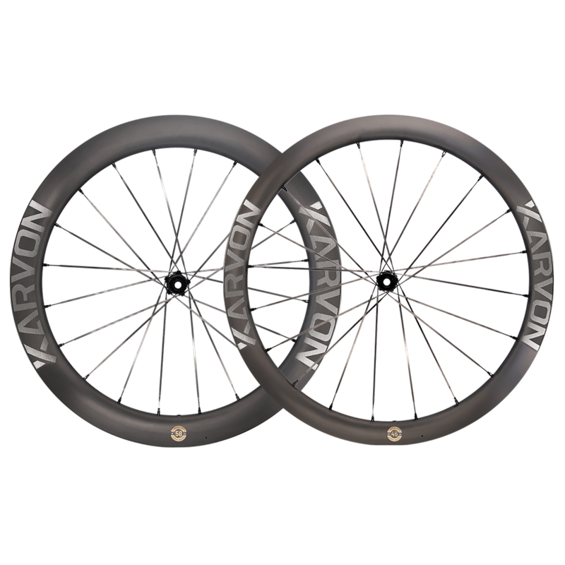 Mixed 45mm/58mm Carbon Spoke 700C Road Disc Wheelset 20H/20H