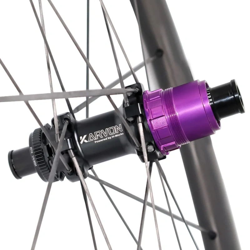 Mixed 45mm/58mm Carbon Spoke 700C Road Disc Wheelset 20H/20H
